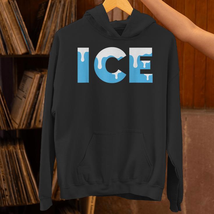 Baseball ICE Ice Cream Drip Baseball Drip Baseball Unisex Hoodie