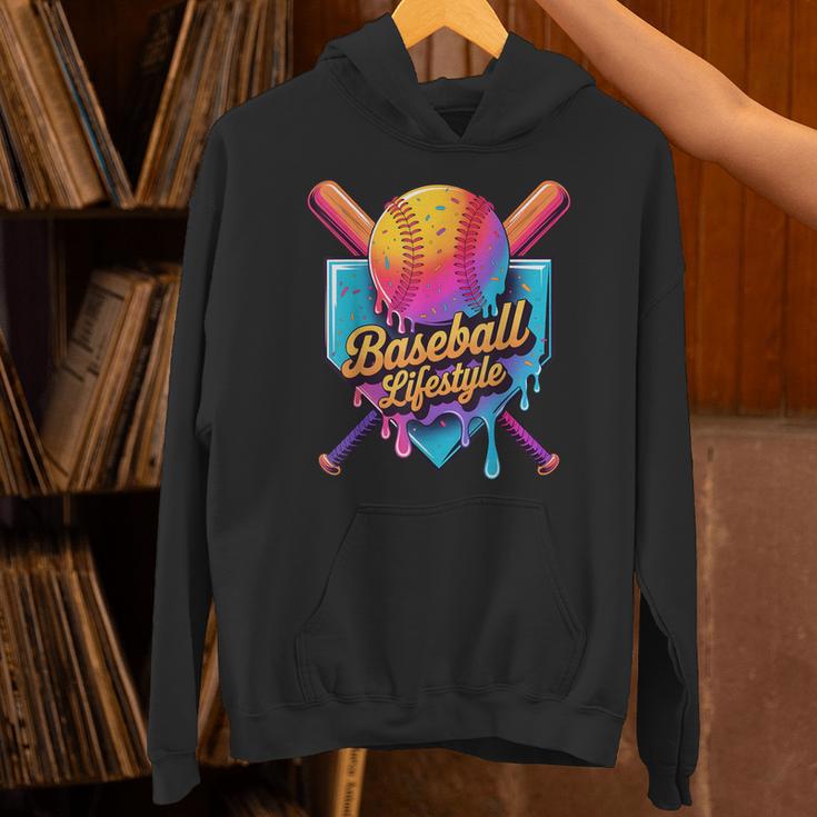Baseball Lifestyle Drip Icecream Unisex Hoodie