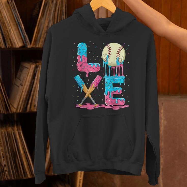 Baseball Love Drip Ice Cream Colorful Baseball Unisex Hoodie Baseball Love Drip Ice Cream Colorful Baseball Unisex Hoodie