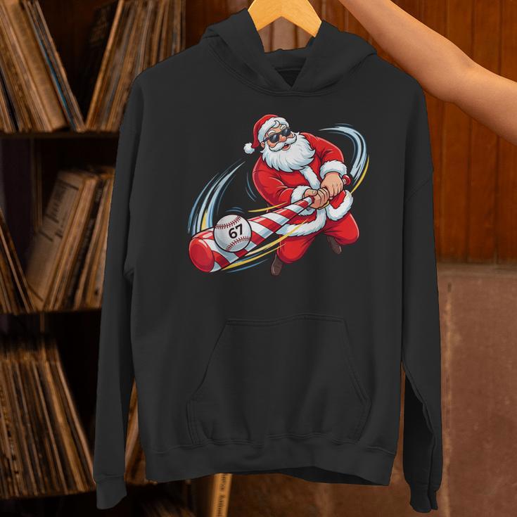 Baseball Santa 67 Christmas Xmas Pajamas Boys Unisex Hoodie Baseball Santa 67 Christmas Xmas Pajamas Boys Unisex Hoodie