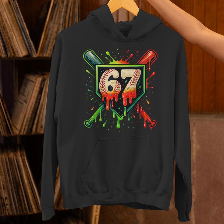 Baseball Six Seven 67 Meme Ice Cream Drip Xmas Men Women Unisex Hoodie