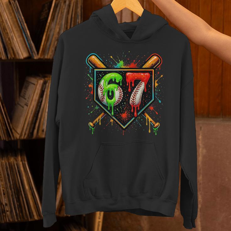 Baseball Six Seven 67 Meme Ice Cream Drip Xmas Women Men Unisex Hoodie