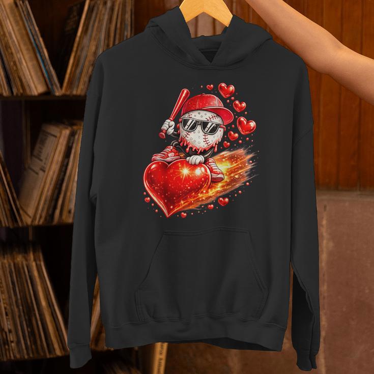 Baseball Valentine's Day Drip Ice Cream Team Unisex Hoodie Baseball Valentine's Day Drip Ice Cream Team Unisex Hoodie