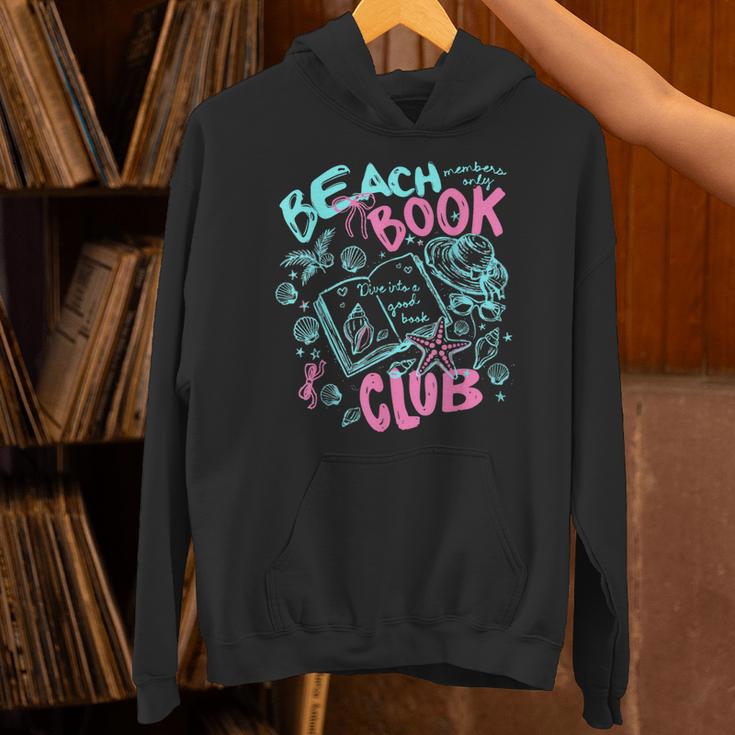 Beach Book Club Summer Book Lover Reading Summer Sayin Quote Unisex Hoodie