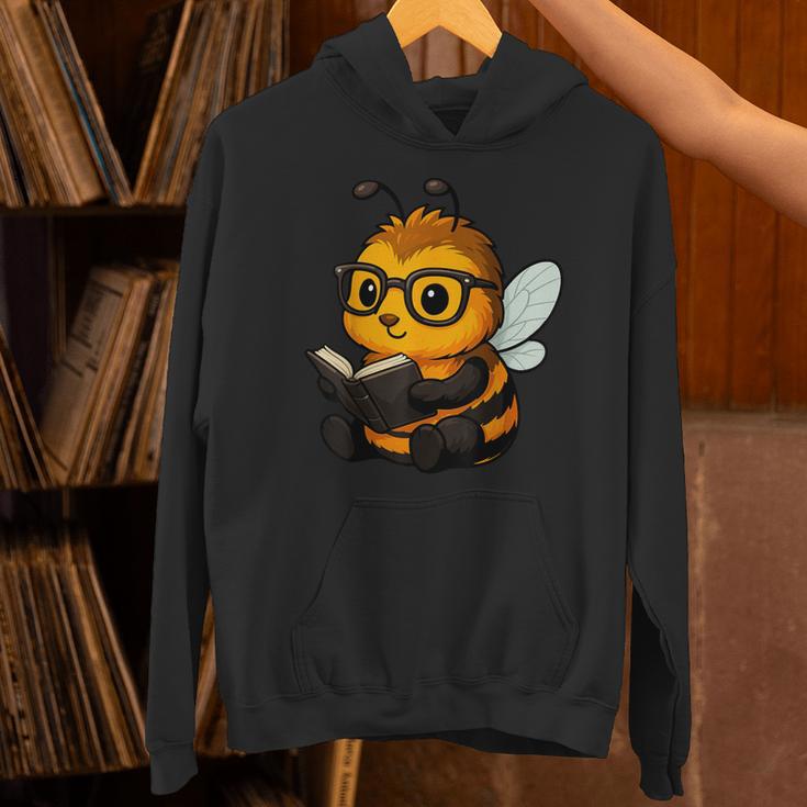 Bee Reading Book Lover Unisex Hoodie Bee Reading Book Lover Unisex Hoodie