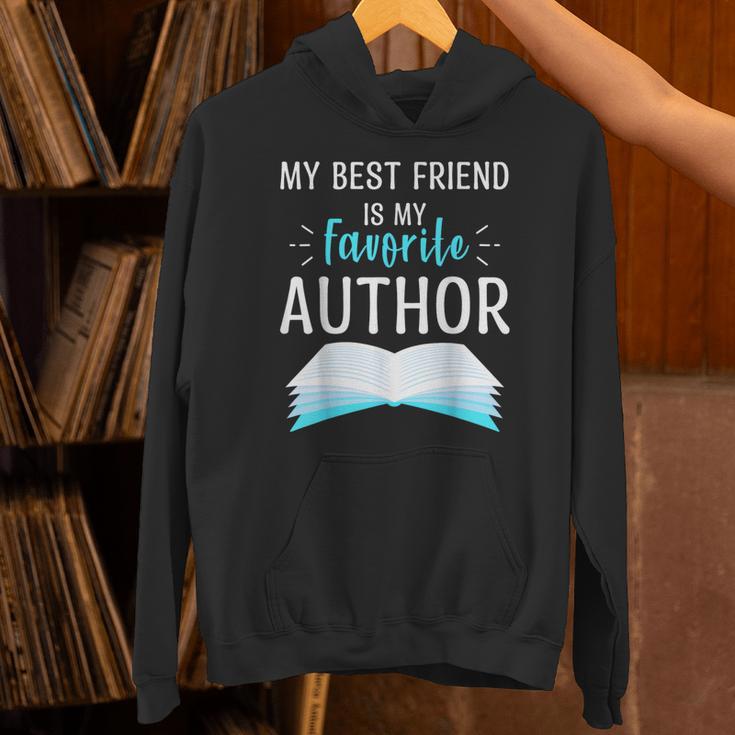 My Best Friend Is My Favorite Author Proud Book Journalist Unisex Hoodie