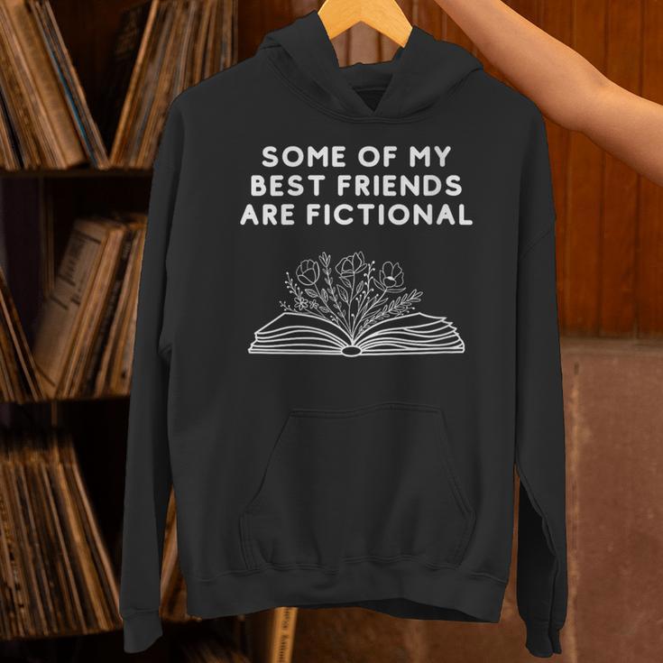 Some Of My Best Friends Are Fictional Book Lover Nerd Unisex Hoodie