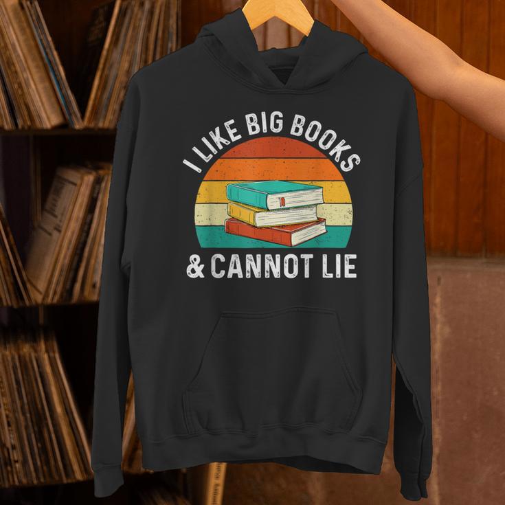I Like Big Books & Cannot Lie Reading Bookworm Reader Unisex Hoodie