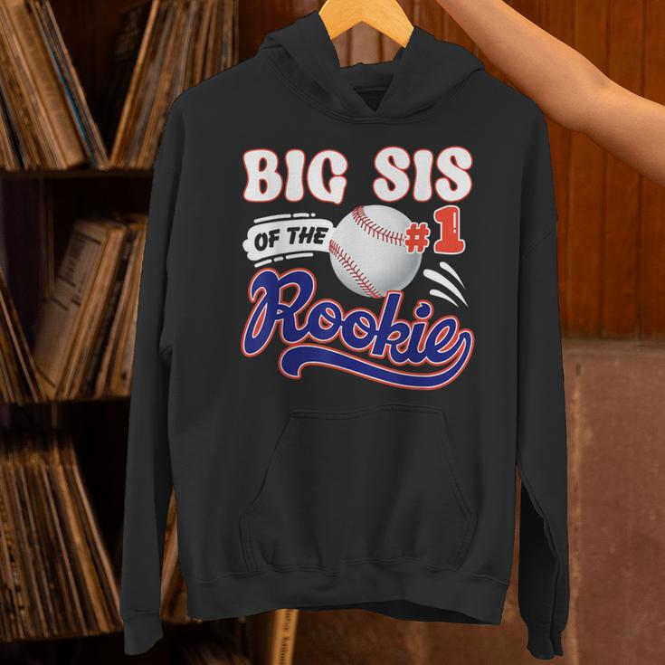 Big Sis Rookie Of Year 1st Birthday Baseball Theme Matching Unisex Hoodie Big Sis Rookie Of Year 1st Birthday Baseball Theme Matching Unisex Hoodie