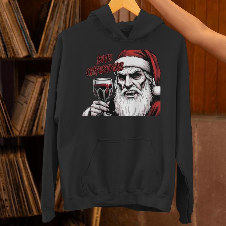 Bite Christmas Vampire Santa Claus Vintage Comic Book Style Unisex Hoodie Bite Christmas Vampire Santa Claus Vintage Comic Book Style Unisex Hoodie