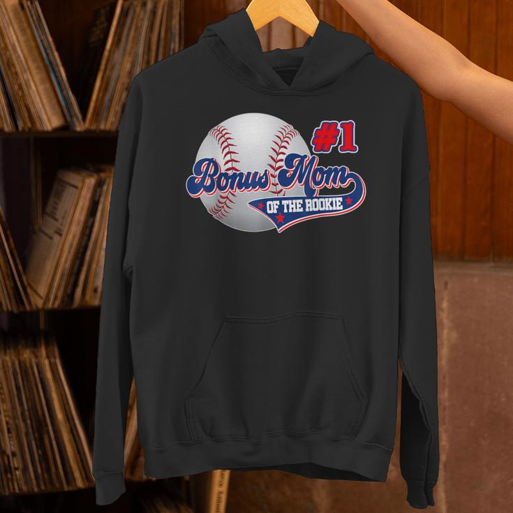 Bonus Mom Rookie Of Year 1st Birthday Baseball Theme Unisex Hoodie Bonus Mom Rookie Of Year 1st Birthday Baseball Theme Unisex Hoodie