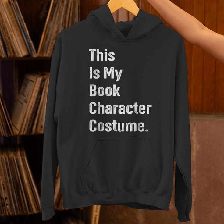 This Is Book Character Costume Easy Lazy DIY Halloween Party Unisex Hoodie This Is Book Character Costume Easy Lazy DIY Halloween Party Unisex Hoodie
