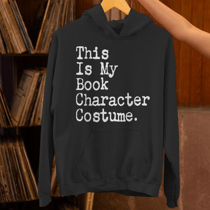 This Is My Book Character Costume Lazy Halloween Costume Unisex Hoodie