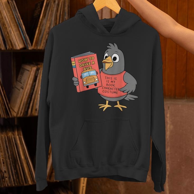 This Is My Book Character Costume- Pigeon Kids Reading Unisex Hoodie