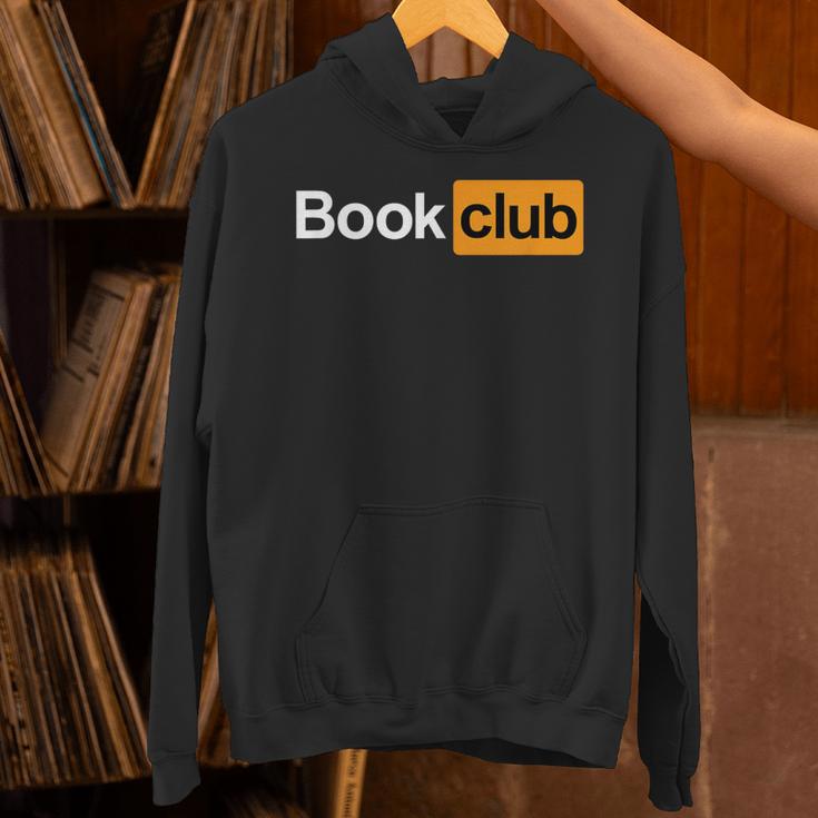 Book Club Logo For Novel Literature Reading Lover Unisex Hoodie
