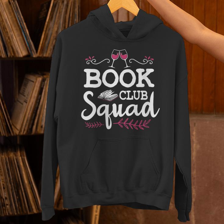 Book Club Squad Reading Group And Wine Drinking Party Unisex Hoodie
