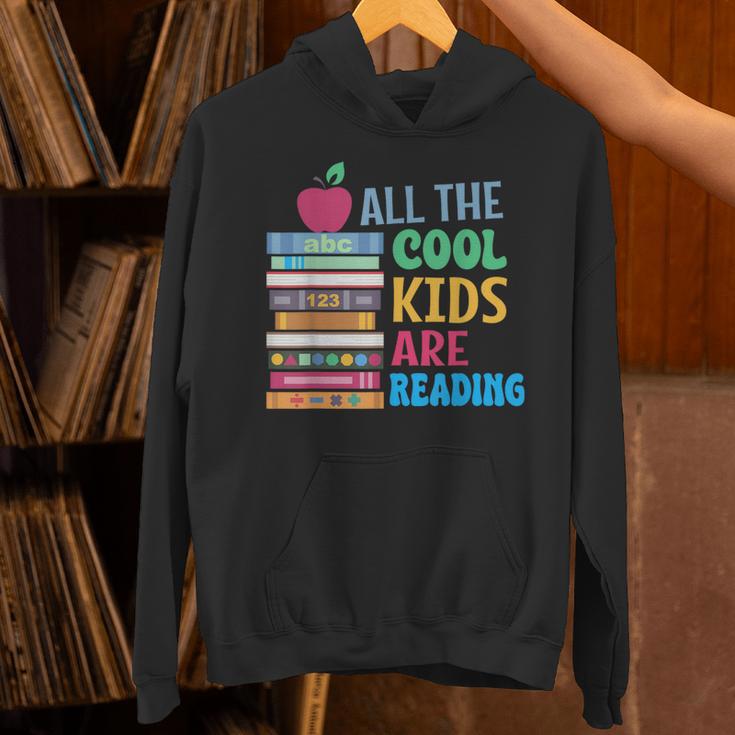 Book Lover All The Cool Kids Reading Unisex Hoodie