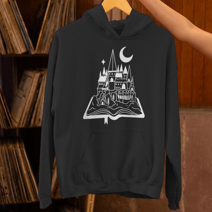 Book Lover Fantasy Fairy Tales Castle Christmas Reading Fan Unisex Hoodie