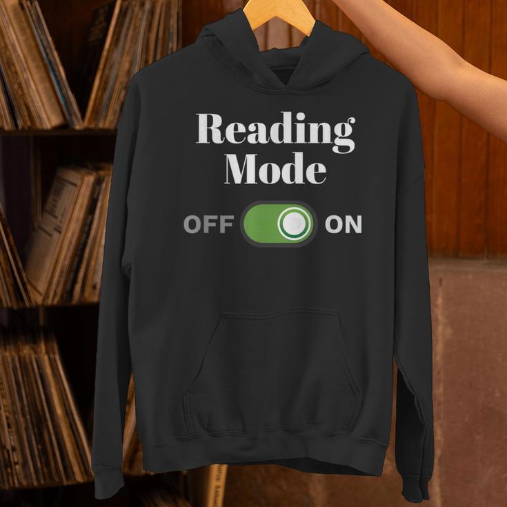 Book Lover Readers Reading Mode On Unisex Hoodie