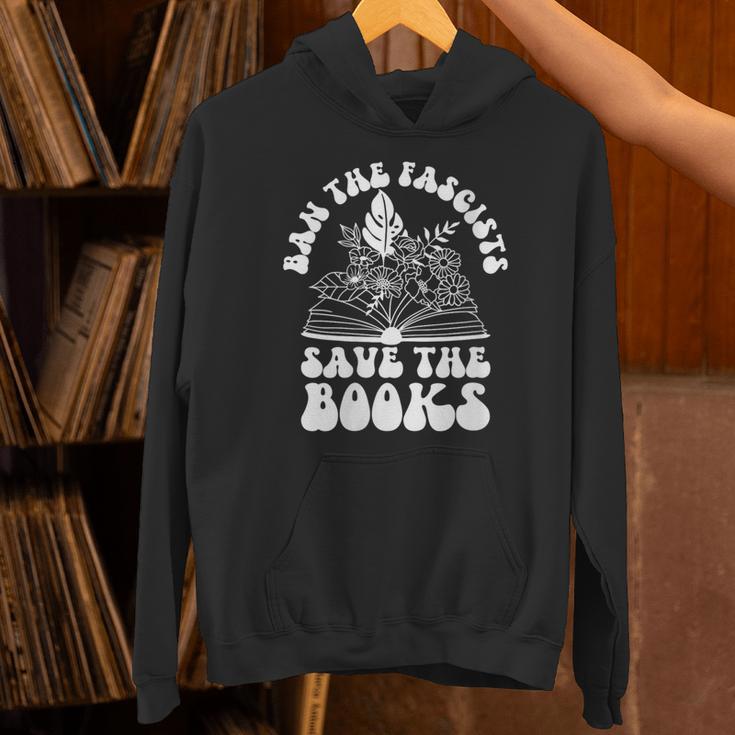 Book Lovers Ban The Fascists Save The Books Book Lovers Unisex Hoodie