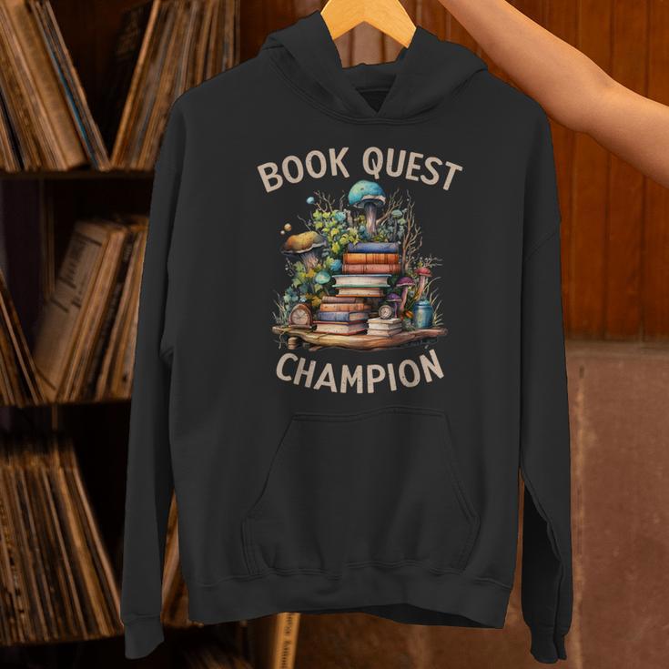 Book Quest Champion Fantasy Unisex Hoodie Book Quest Champion Fantasy Unisex Hoodie