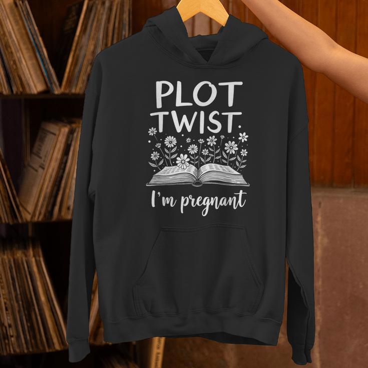 Book Reader Bookworm Plot Twist I'm Pregnant Unisex Hoodie Book Reader Bookworm Plot Twist I'm Pregnant Unisex Hoodie