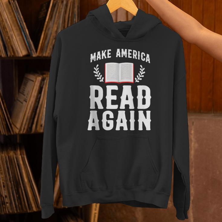 Book Reading Make America Read Again Unisex Hoodie