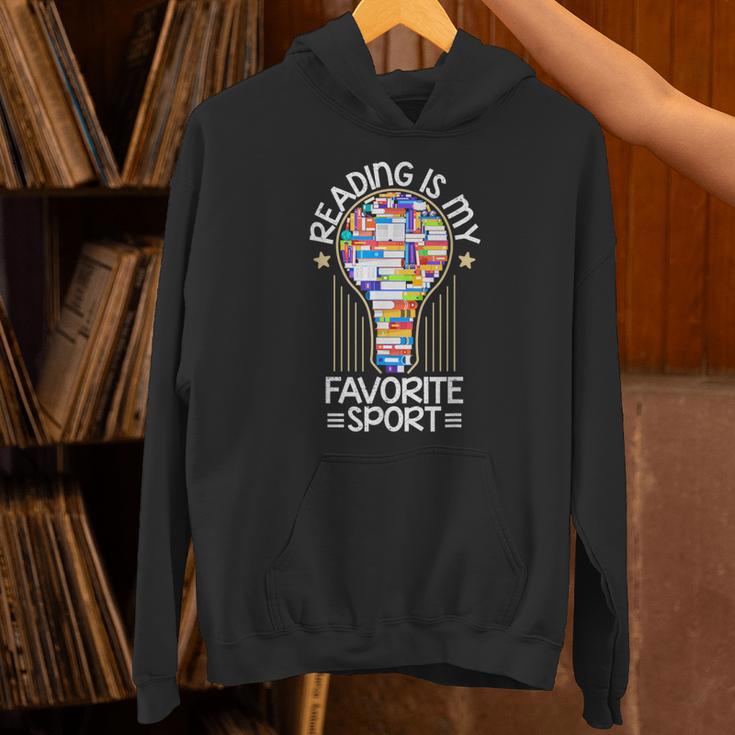 Book Reading Is My Favorite Sport Book Lover T-Shirt Unisex Hoodie