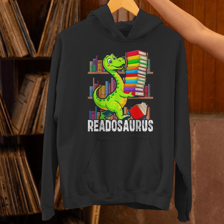 Book Readosaurus Dinosaur Books Library Reading Lovers Unisex Hoodie