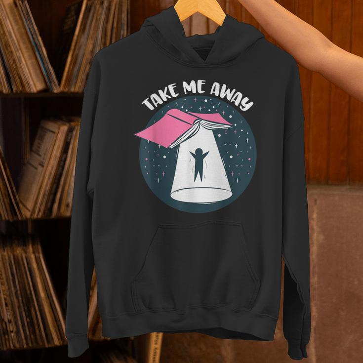 Book UFO Take Me Away Reader Bookaholic Love Books Unisex Hoodie Book UFO Take Me Away Reader Bookaholic Love Books Unisex Hoodie