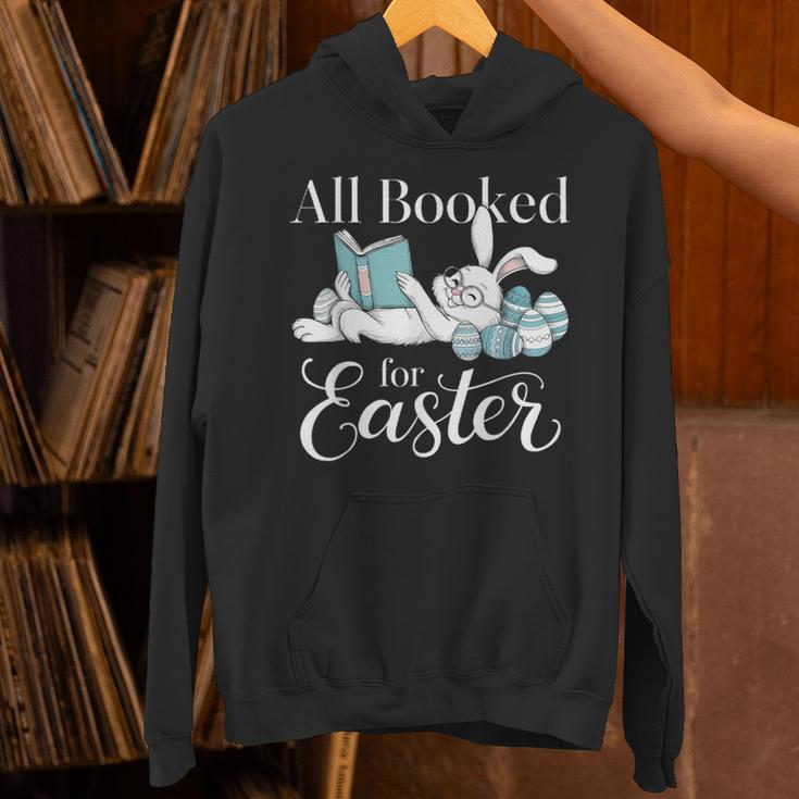 All Booked For Easter Librarian Core Book Reader Author Unisex Hoodie