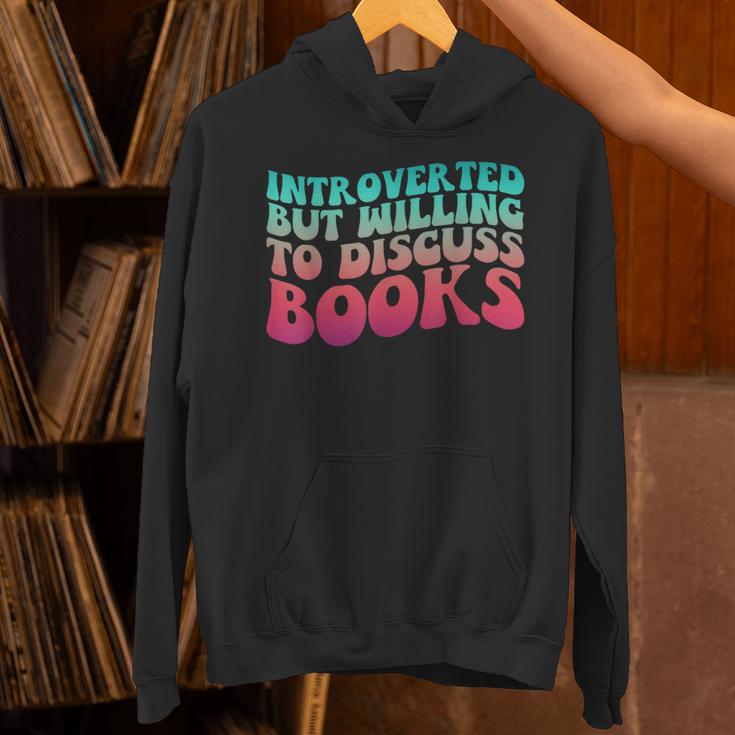 Bookish Reading Love Introverted But Willing To Discuss Book Unisex Hoodie Bookish Reading Love Introverted But Willing To Discuss Book Unisex Hoodie