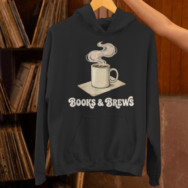 Books And Brews Coffee Reader Library Bibliophile Bookworm Unisex Hoodie Books And Brews Coffee Reader Library Bibliophile Bookworm Unisex Hoodie