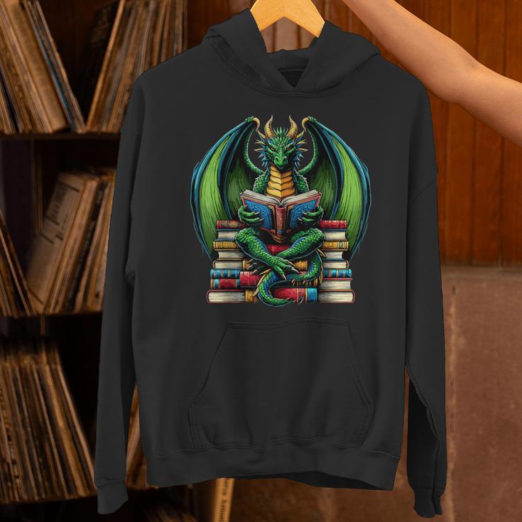 Books Dragon Reading Book Unisex Hoodie Books Dragon Reading Book Unisex Hoodie