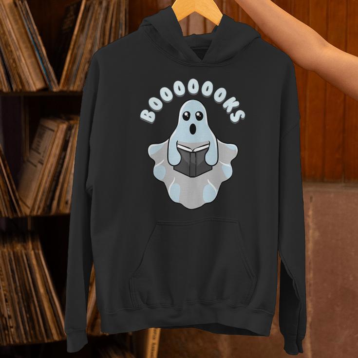Books Reader Creepy Horror On Halloween Ghost Reading Unisex Hoodie