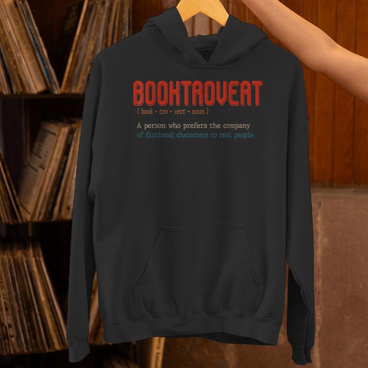 Booktrovert Definition Description Book Lover Librarian Tee Unisex Hoodie
