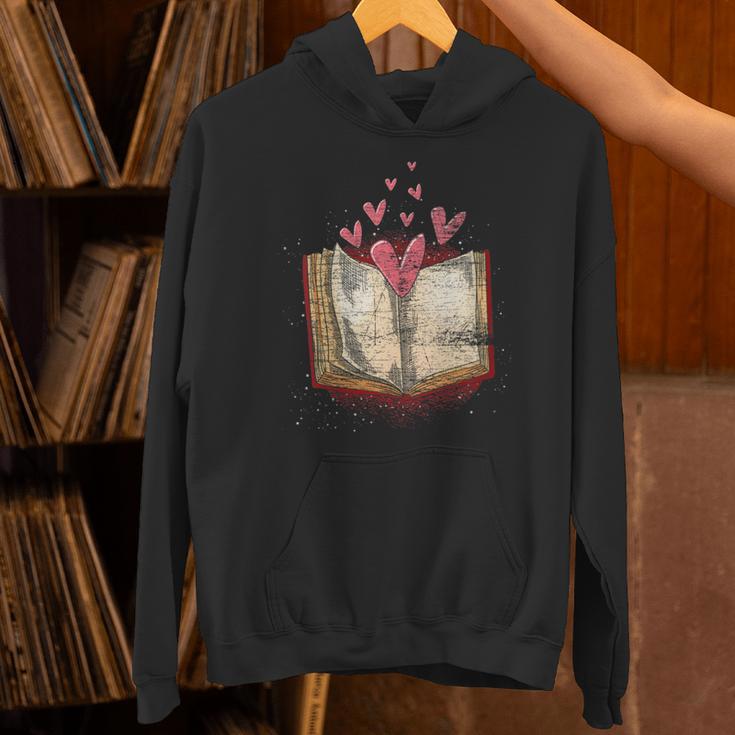 Bookworm Heart Librarian Book Nerd Library Reading Unisex Hoodie