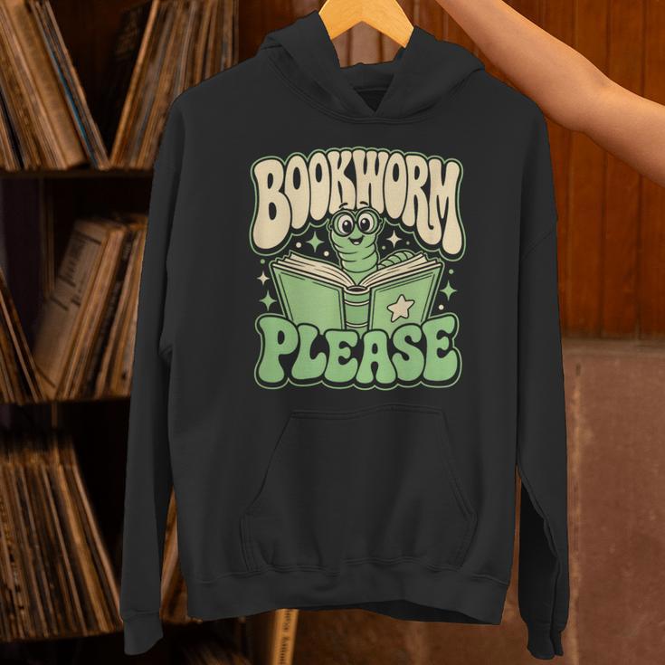 Bookworm Please Book Lover Reader Unisex Hoodie