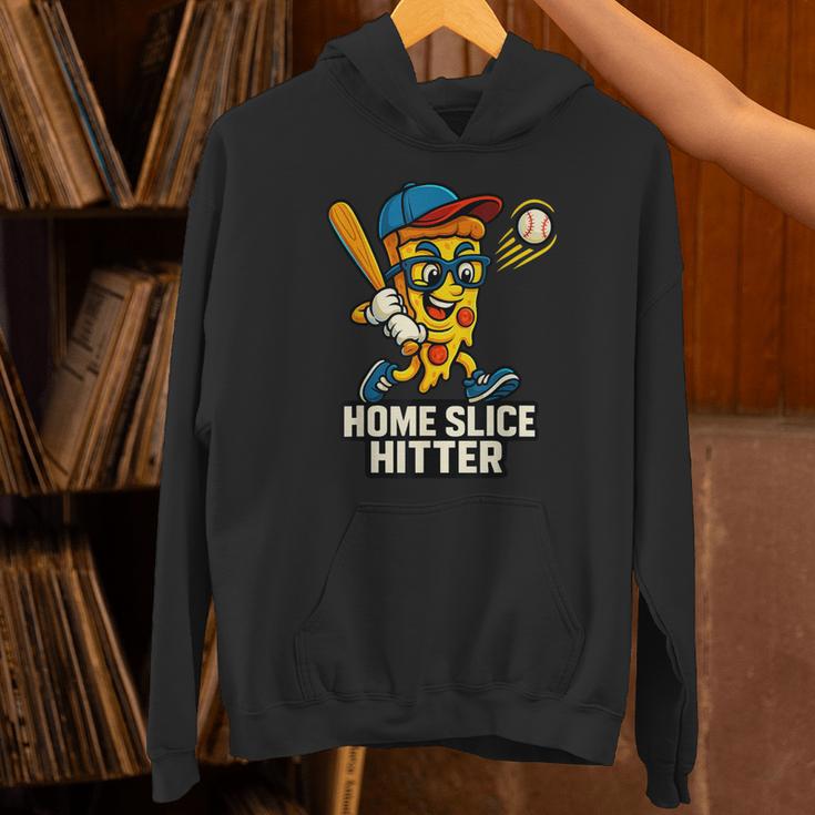 Boys Pizza Theme Baseball Home Hitter Unisex Hoodie Boys Pizza Theme Baseball Home Hitter Unisex Hoodie