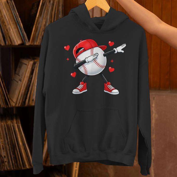 Boys Valentines Baseball Unisex Hoodie