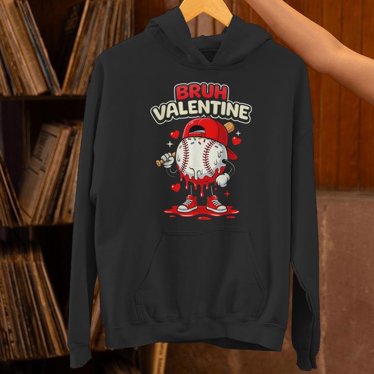 Bruh Valentine Baseball Drip Icecream Apparel Men Youth Boys Unisex Hoodie