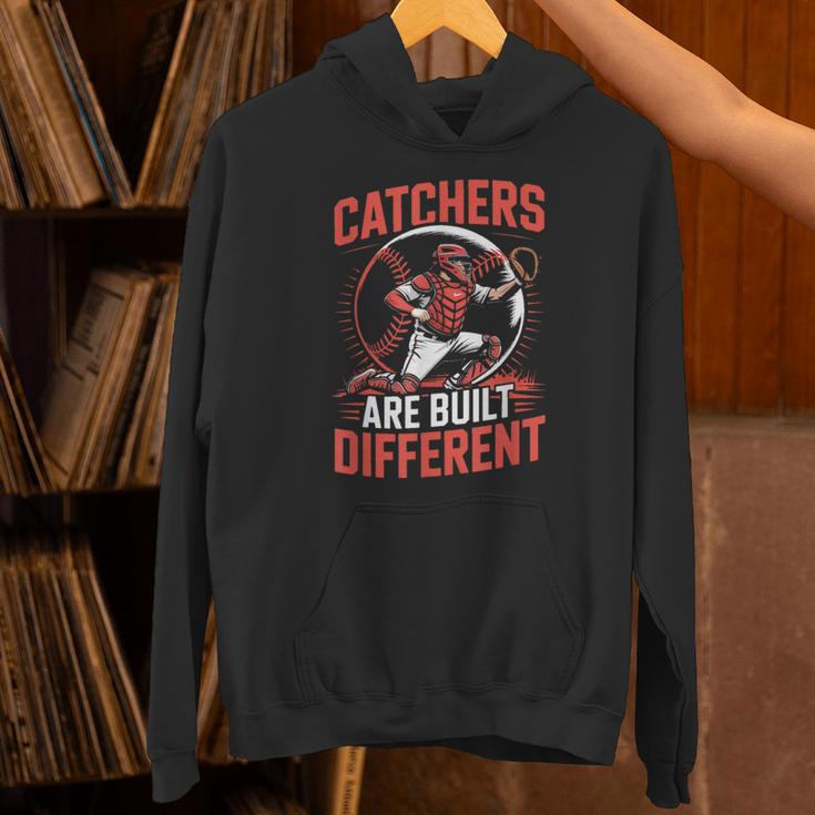 Catchers Are Built Different Baseball Catcher Unisex Hoodie Catchers Are Built Different Baseball Catcher Unisex Hoodie