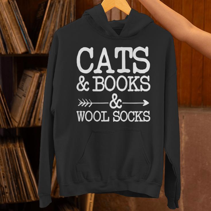 Cats And Books And Wool Socks Unisex Hoodie Cats And Books And Wool Socks Unisex Hoodie