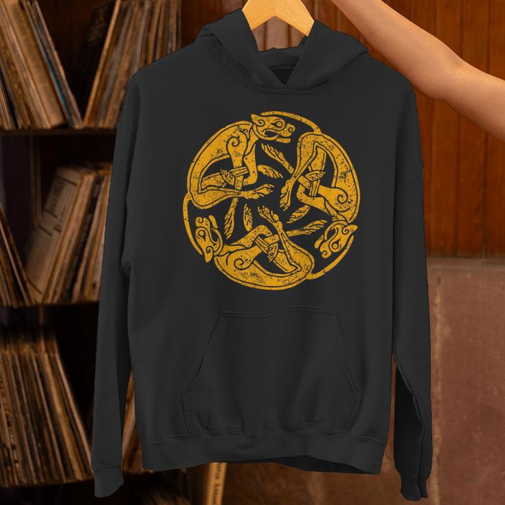 Celtic Book Of Kells Trinity Hounds Unisex Hoodie Celtic Book Of Kells Trinity Hounds Unisex Hoodie