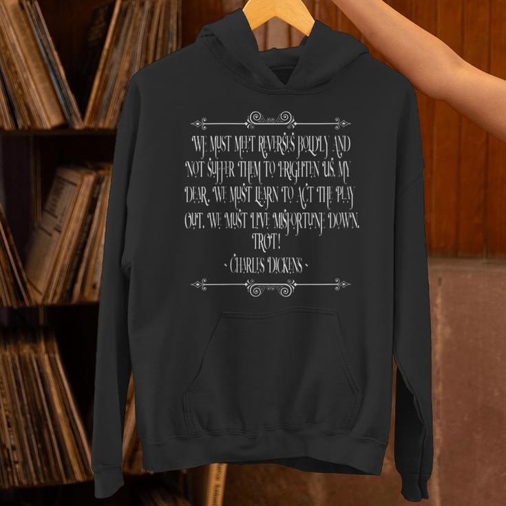 Charles Dickens David Copperfield Book Motivational Quote Unisex Hoodie