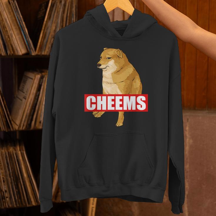 Cheems Dog おもしろ柴犬ダンクミーム パーカー