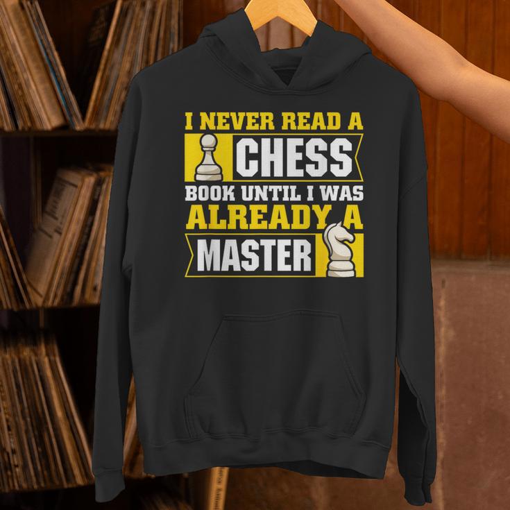 Chess Player I Never Read a Chess Book Chess Unisex Hoodie Chess Player I Never Read a Chess Book Chess Unisex Hoodie
