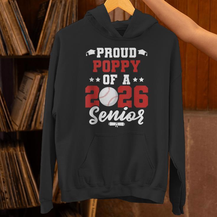 Class Of 2026 Senior Year Baseball Poppy 2026 Graduate Unisex Hoodie