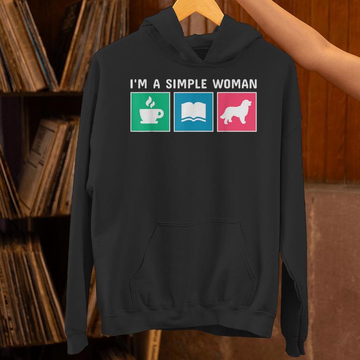 Coffee Books And Bernese Mountain Dog Men Women Kids Unisex Hoodie