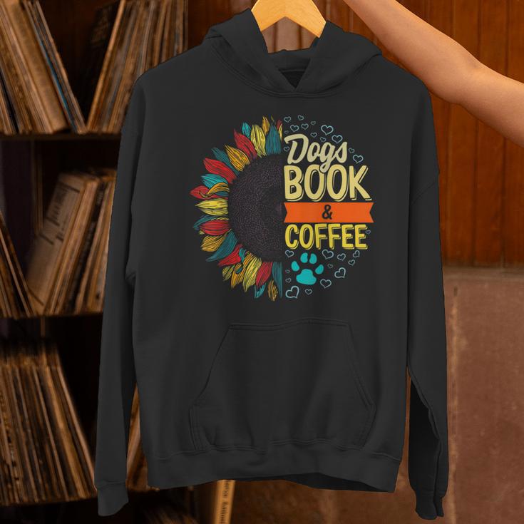 Coffee Books Dogs Lover Weekend Book Dog Mom Coffee Addict Men Women Kids Unisex Hoodie